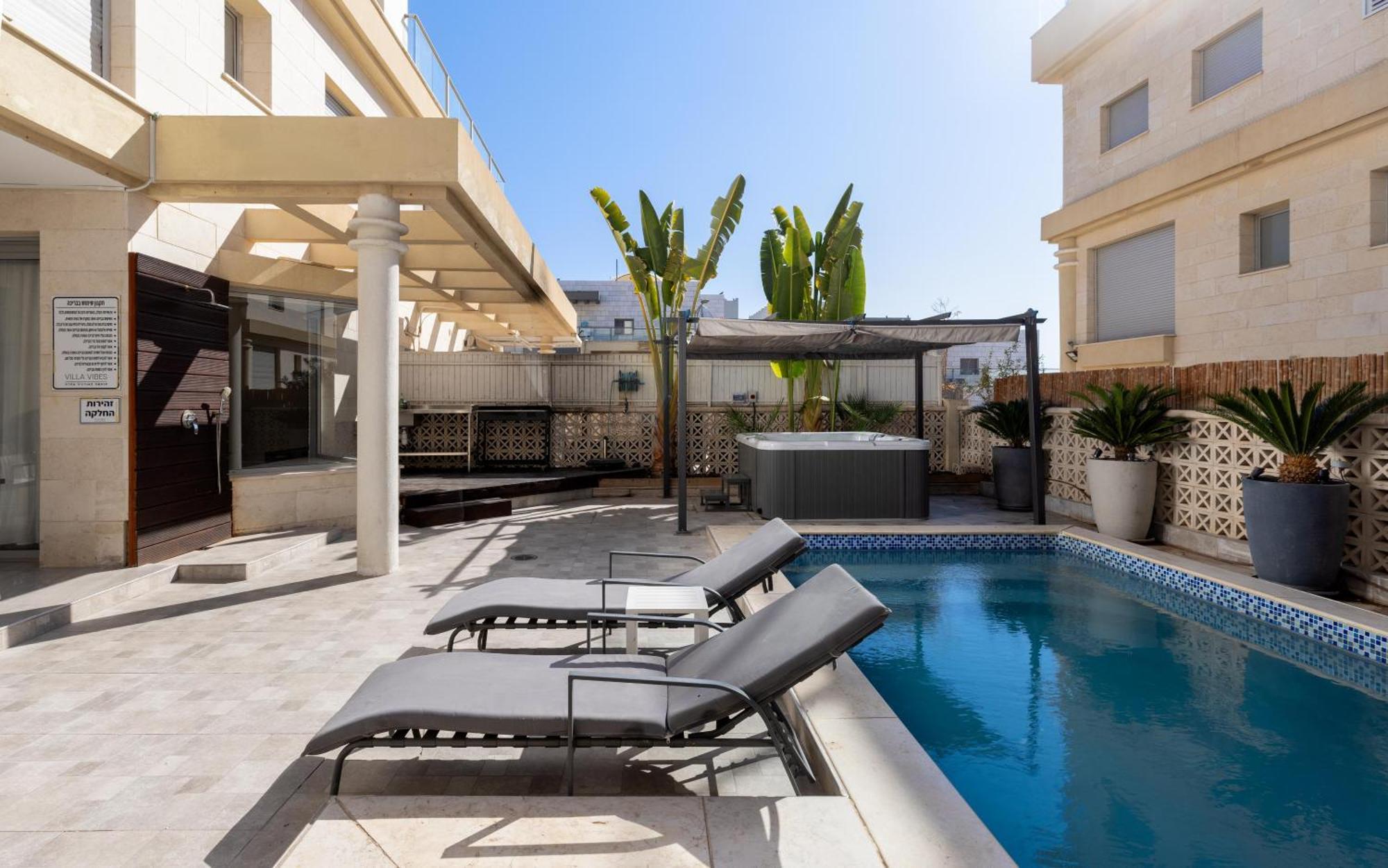 Hotel Sahara - Designed Duplex With A Private Pool Eilat Esterno foto